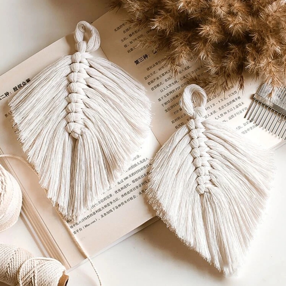 2 Macrame Pieces